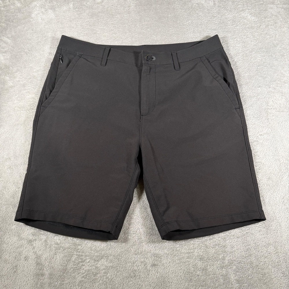 Public Rec Dealmaker Chino Shorts Mens 30 Black 8" Lightweight Performance
